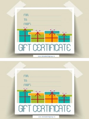 Gift certificate Pins 10buc/set
