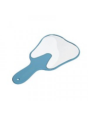 Oglinda plastic Tooth Shape blue