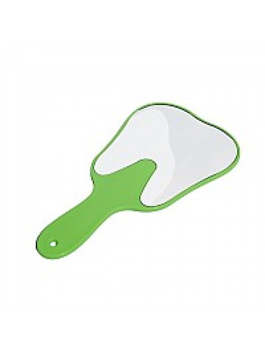 Oglinda plastic Tooth Shape verde